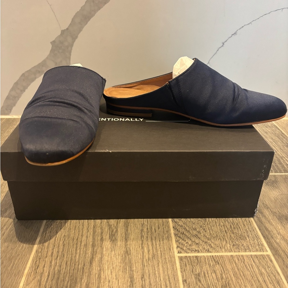 Women’s Navy Slip-On Shoes
